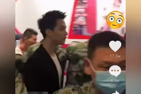 马天宇获30多名保安手拉手保护，行走其中疑默许，现场并无粉丝图片