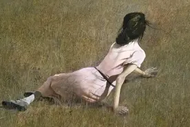 一幅名画的催泪故事：匍匐在草地的“少女”，拯救了画家的灵魂图片