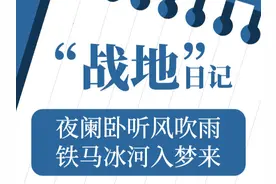 “战地”日记（283）丨夜阑卧听风吹雨，铁马冰河入梦来图片