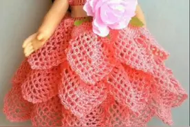 「针织作品」53款漂亮时尚的儿童连衣裙，手巧的宝妈可以模仿图片