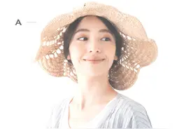 一组女士凉帽，时尚设计，造型优美，夏日遮阳，配时装漂亮实用图片