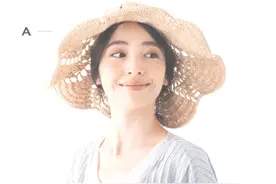 一组女士凉帽，时尚设计，造型优美，夏日遮阳，配时装漂亮实用图片