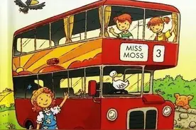 中英文双语绘本故事《A Bus for Miss Moss》图片