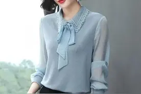 “蝴蝶”小衫，百搭不过时，很好驾驭，不仅时髦更充满时尚感图片
