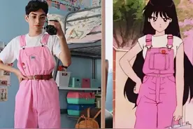 小哥哥cos美少女战士穿搭，效果出奇惊艳，有颜有身材真为所欲为图片