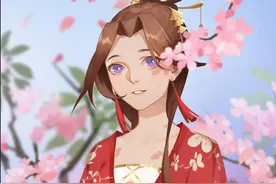 桃花笑 | 梦回莺啭春如线，停半晌我整花钿图片