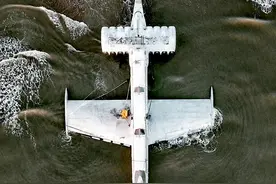 并非破铜烂铁，里海怪物现状曝光，原来比图95战略轰炸机大这么多图片