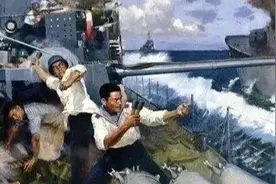 西沙海战的实战场景到底什么样？从两幅著名海战油画说起图片