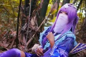 国漫《秦时明月》少司命cos，神秘的小姐姐，轻纱遮面貌美如花！图片