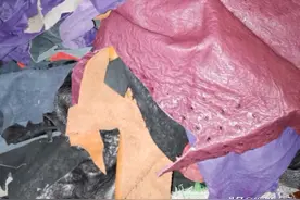 回收加工皮革下脚料，500元回收卖5500元，揭开行业面纱图片