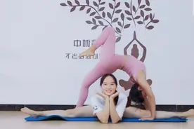 双人瑜伽体式合集，送给喜欢拍照的你图片