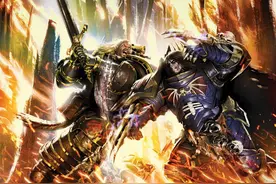 每日战锤40k-叛变军团的忠诚战士，战争铁匠巴拉巴斯·丹提欧克图片