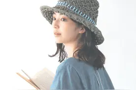 「钩编图解」拉菲草帽子C和D款图片