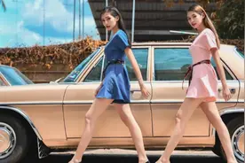 马来西亚尤物双胞胎，不仅复制了赫本的神颜，连大长腿都一模一样图片