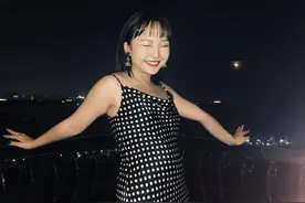 124斤辣目洋子，演绎小个子胖女孩穿搭典范，不漂亮但很出众图片