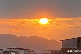 八月十三日，夕阳捕手，终于有太阳了图片