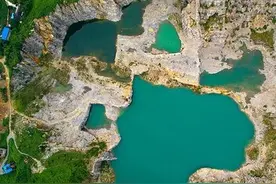 废弃采石场变身美丽矿山公园——渝北区铜锣山矿山公园图片