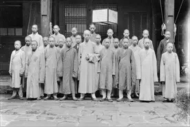 1917年四川成都建筑老照片，成都北门城楼、文殊院与四川督军署图片