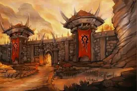 虚幻4重制《魔兽世界》奥格瑞玛城门 部落主城粗狂宏伟图片