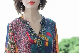这天出门就出汗，妈妈新款“波西米亚裙”清凉飘逸，人更美！图片