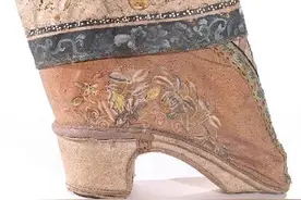 三寸金莲小脚鞋，鞋长才10cm，还是高跟鞋图片