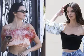 肯豆kendall身材360度无死角，学她穿欧美风搭配，高级感说有就有图片