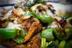 家常菜：土豆片回锅肉图片