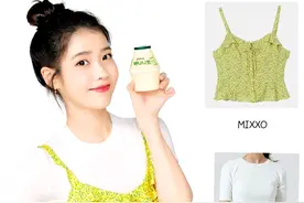 李知恩代言韩国最火香蕉牛奶，3套黄色系穿搭，甜美元气太可爱了图片