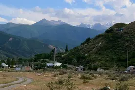 碎叶城——李白出生地，千年前繁华堪比港澳，如今的中亚小村庄图片