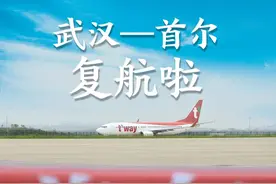 武汉国际客运航线，今天复航图片