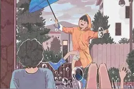 看到这组暑假生活的插图，就会想起童年假期的那些快乐，让人怀念图片