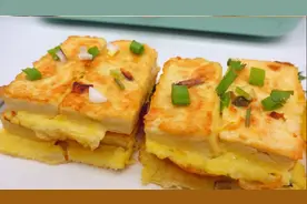 豆腐配鸡蛋，外焦里嫩益气补钙，比钙片都管用图片