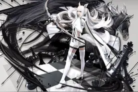 三位高颜值妹子COS的国产游戏《明日方舟》角色白金！很帅气哦图片