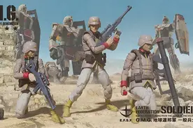 模玩资讯：G.M.G 地球连邦军一般兵士01～03图片