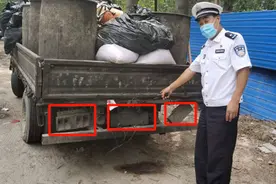 昼伏夜出躲交警，苑北边一辆“马路杀手”被清除图片