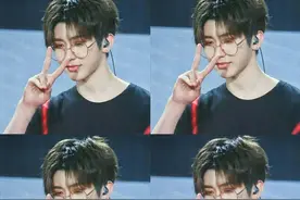 蔡徐坤还是那么帅气，拍照都这么有感觉， 光影变幻眼神温柔图片