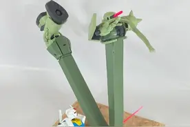 扎古吃了橡胶果实？斩不断扯不断，韧性十足图片