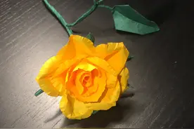 蛋蛋玫瑰花束折纸 子龙原创图片