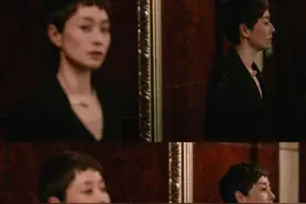 马伊琍深夜泡吧，抽烟姿势老练娴熟，看手机消息笑容甜蜜似少女图片