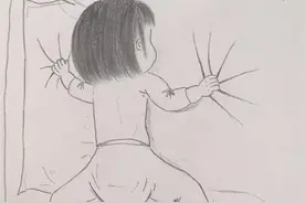 幼儿园让孩子画出“妈妈的睡姿”，脑洞大开的画面，小心回家挨打图片