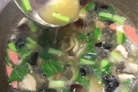 媳妇怀念流水席的鱿鱼汤、家常鱿鱼汤安排上图片
