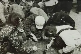 建国初除四害：男女老少齐动员，老鼠屁股塞花椒，捕麻雀烧着吃图片