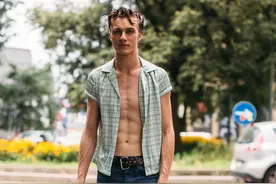 街拍男模图片图片