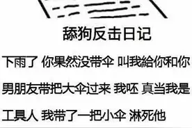 舔狗日记表情包：舔狗的反击日记图片
