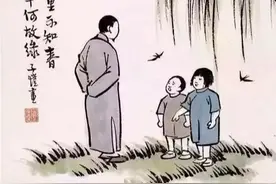 中国现代画家丰子恺作品欣赏，这个世界是有心人的世界图片