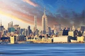 中国第一大城市上海和美国第一大城市纽约，相差多少呢？图片