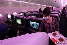 新航A380客机“开业”体验“飞一般”陆地餐图片