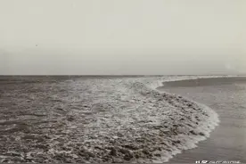 1910年浙江杭州名胜古迹老照片，百年前钱塘江大潮美景与六和塔图片