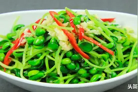 厨师长做道凉拌豆芽，地地道道农家菜，2块钱一盘，豆芽清脆解腻图片