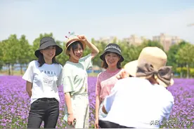 美好的一天从这里开始，和闺蜜带孩子一起赏花，生活就是这么简单图片